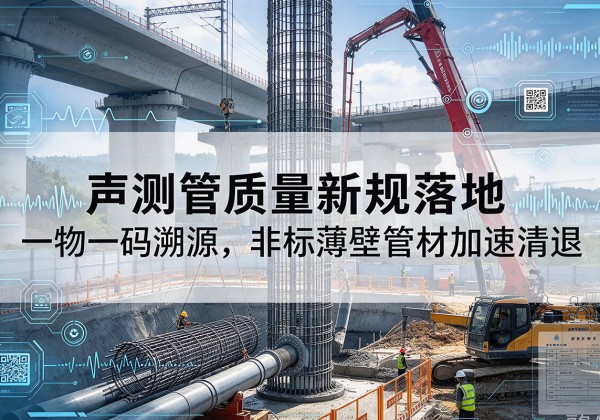 涉县声测管质量新规落地，一物一码溯源，非标薄壁管材加速清退