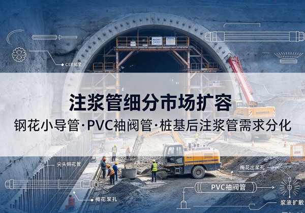 涉县注浆管细分市场扩容，隧道钢花小导管、PVC 袖阀管、桩基后注浆管需求分化